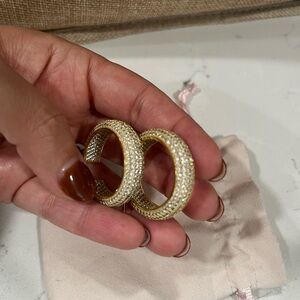 Uncommon James glitzy hoop